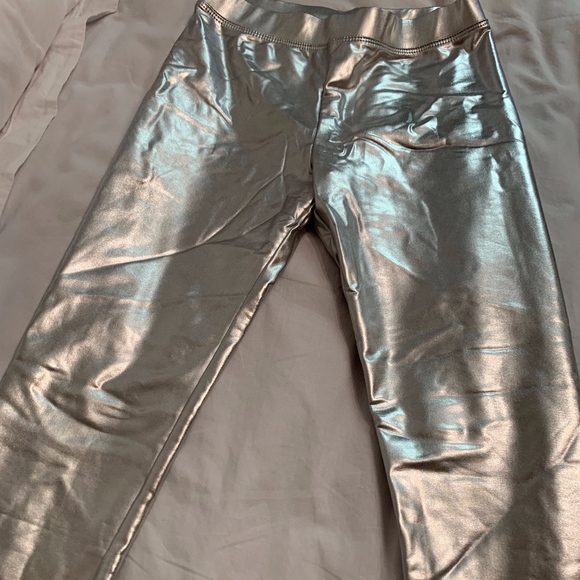 Crew Cuts Gold and Silver Latex Leggings - Picture 4 of 4